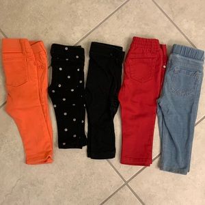 Baby girl pants bundle